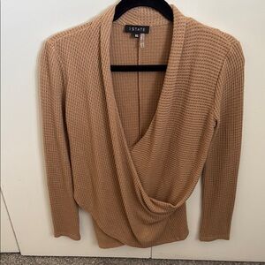 1. State Women's Tan Sweater